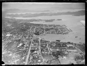 Aerial view of Noumea City and Harbour, New Caledonia