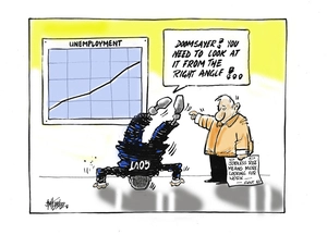 Hubbard, James, 1949- :Unemployment. 5 May 2012