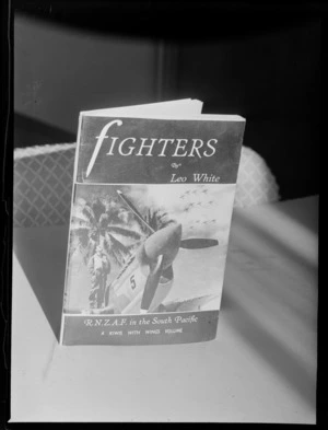 View of the book 'Fighters - RNZAF in the South Pacific' by Leo White