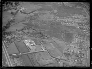 Research Station, Mt Albert, Auckland, includes industrial area, housing and farmland