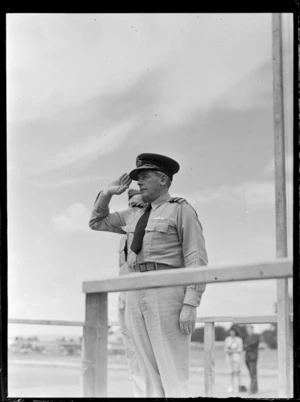 14th Squadron, CAS [Chief of Air Staff] taking salute at Ardmore