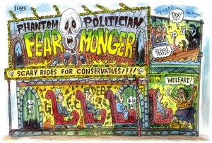 Slane, Christopher, 1957- :Phantom Politician Fear Monger - scary rides for conservatives!!!! ... 11 May 2012