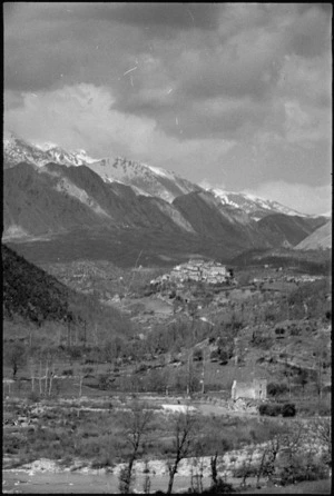 Village among the mountains in the Volturno Valley area, Italy - Photograph taken by George Kaye
