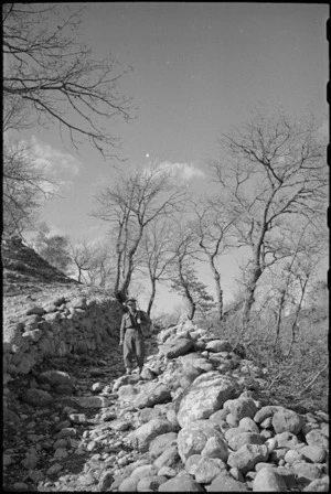 Pictorial view taken in front line areas of the Italian battlefront, World War II - Photograph taken by George Kaye