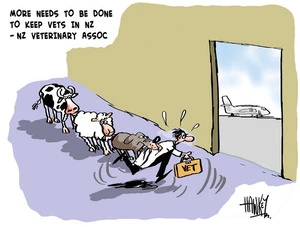 Hawkey, Allan Charles, 1941- :More needs to be done to keep vets in NZ - NZ Veterinary Assoc. 30 May 2012
