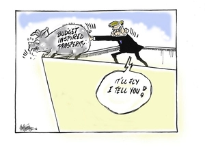 Hubbard, James, 1949- :Budget inspired prosperity - "It'll fly I tell you!" 26 May 2012
