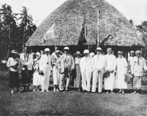 Olaf Frederick Nelson on his return to Samoa