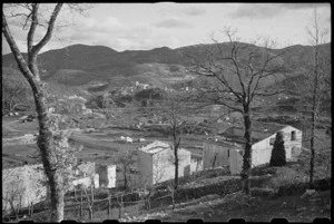 General view of HQ of 2 New Zealand Division at Casale, Italy, World War II - Photograph taken by George Bull