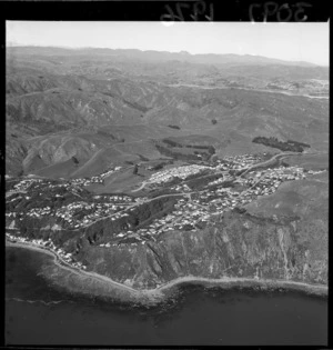 Aerial photograph of Pukerua Bay