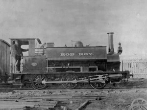 F class steam locomotive Rob Roy, and driver