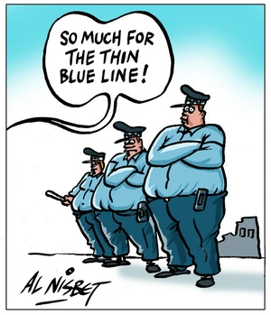 Nisbet, Alastair, 1958- :'So much for the thin blue line!'. 2 June 2012