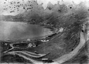 Worser Bay, Wellington, showing the Pilot station