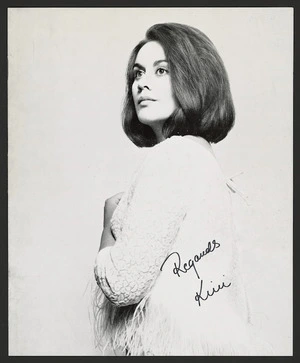 [Kiri Te Kanawa Trust Board] :Regards, Kiri [Programme cover. 1967]