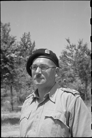 Lieutenant Colonel R L McGaffin, DSO, ED - Photograph taken by George Bull