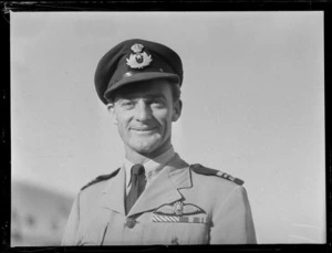 Portrait of Captain P Gibbs of ANA (Australian National Airways)