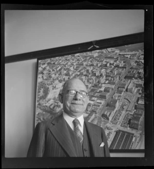 Portrait of Mr J A C Allum, Mayor of Auckland