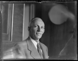 Portrait of B R Gaines, Air Carrier Branch, CAA, Whites Aviation Office, Auckland