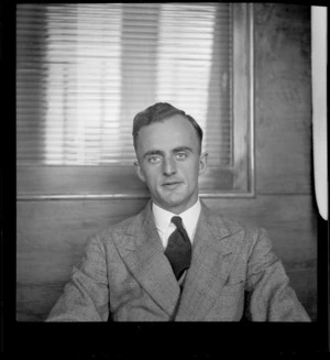 Portrait of Mr Highway, IC, Navy, Whites Aviation Office, Auckland
