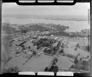 Birkenhead residential area looking to the Waitemata Harbour and Auckland City