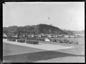 Interim Air Force parade, RNZAF (Royal New Zealand Air Force) Hobsonville