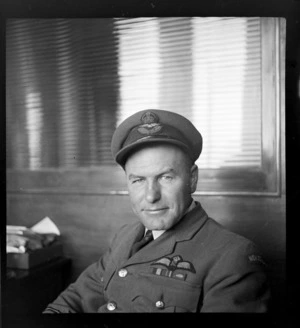 Portrait of Flight Lieutenant F Adams