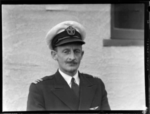 Portrait of Captain C Griffiths, Tasman Empire Airways Ltd