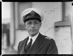 Portrait of Captain Oscar Garden, Tasman Empire Airways Ltd