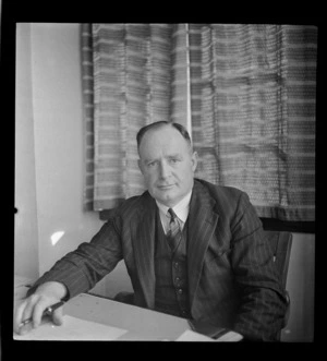 Portrait of G N Roberts, General Manager of TEAL, location unknown