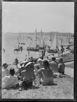 Yachting at Point Chevalier, North Shore, Auckland