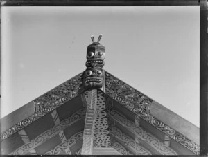 Wharenui (Meeting house), Gisborne, includes Maori carving and design