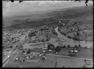 Ngaruawahia, Waikato, including Waikato River and houses