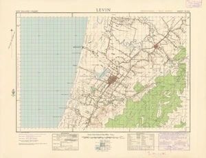 Levin [electronic resource] / compiled from plane table sketch surveys and official records by the Lands and Survey Department.