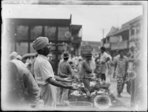 Market scene, Suva, Fiji