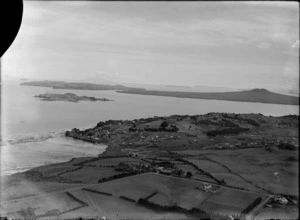 Howick, Auckland, showing Rangitoto Island in the background