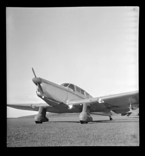Percival Proctor ZK-AJY aircraft, first post war aircraft in New Zealand, Mangere, Auckland