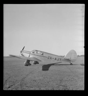 Percival Proctor ZK-AJY aircraft, first post civil war aircraft in New Zealand, Mangere, Auckland