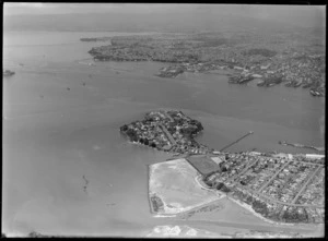 Stanley Bay, Devonport, Auckland City, showing reclaimation