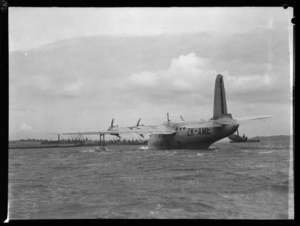 Flying boat, Consolidated Catalina, Mechanics Bay, Auckland