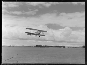 Tigermoth aircraft ZK-AIA at Mangere, Auckland