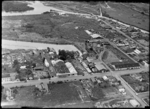 Industrial area, Whangarei, including factory of Whangarei Engineering Company
