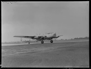 Royal Australian Air Force Avro (Type 694) Lincoln aircraft, at RNZAF Station, Whenuapai, Auckland