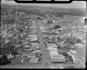 View of Pukekohe township, South Auckland
