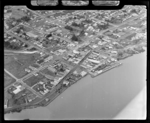 The town of Dargaville on the bank of the Wairoa River, Northland