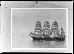 Sailing ship Passat at sea