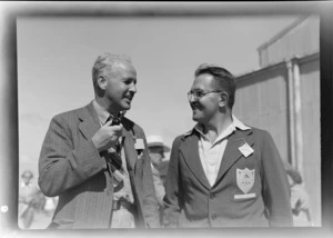 North Island Air Pageant with F W Petre (Wellington) of Shell and J M Blakeney (New Plymouth).