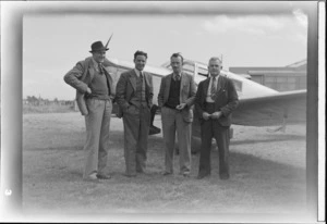 Middle Districts Aero Club group at delivery of Proctor aircraft, Milson Aerodrome