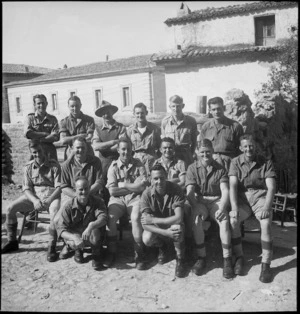 Members of the New Zealand Forestry Unit in southern Italy, World War II - Photograph taken by M D Elias