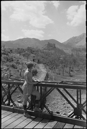 Village of Belmonte, Italy, captured by 23 NZ Battalion in World War II - Photograph taken by George Kaye