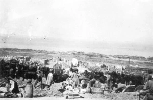 No 2 Outpost after a charge, Gallipoli, Turkey