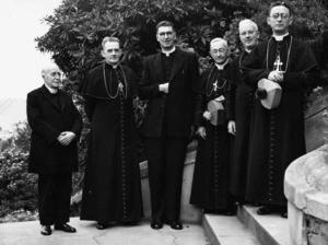 Roman Catholic clergy during the 1948 Dunedin centennial celebrations